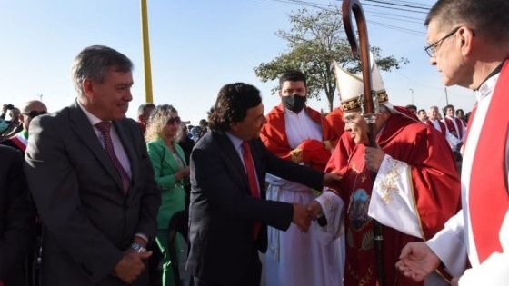 <El Gobernador Sáenz participó en Orán de la Beatificación de los Mártires del Zenta