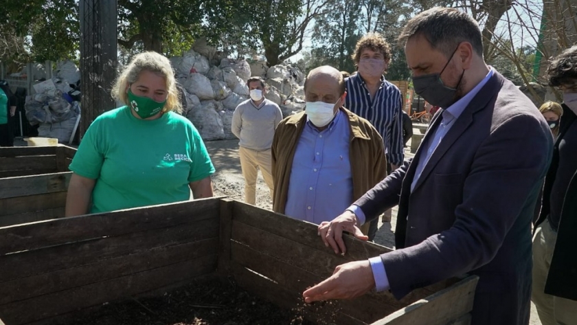 Cabandié recorrió junto a Mussi centros de reciclaje en Berazategui