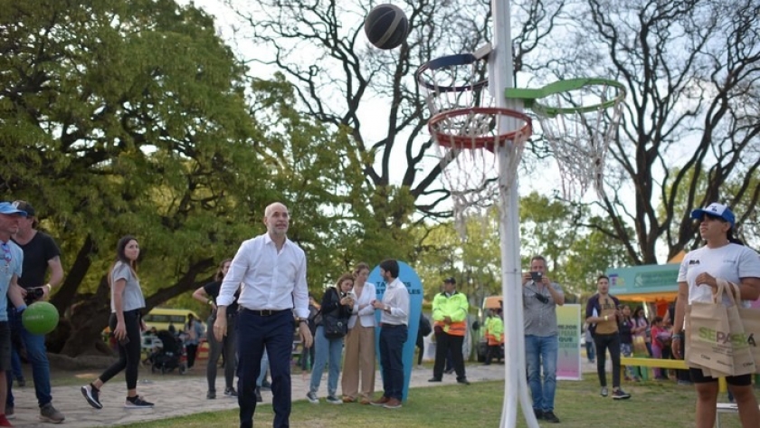 Rodríguez Larreta participó en el Planetario del multitudinario Festival Los Pies en el Pasto