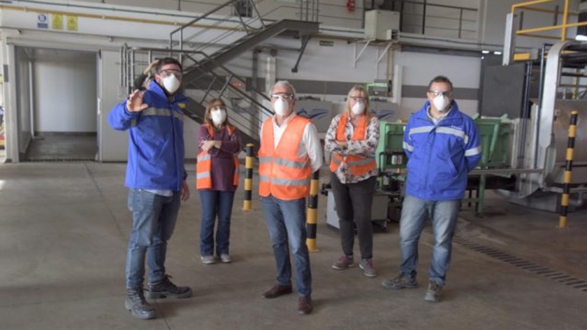Ambiente realizó una inspección en la planta de tratamiento de residuos patogénicos