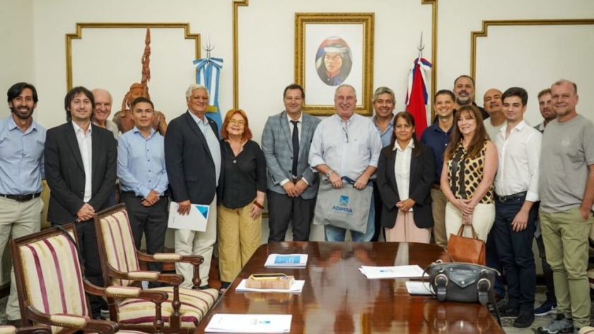 Passalacqua recibió a la Asociación de industriales metalúrgicos de Argentina