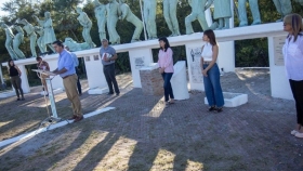 Memoria, verdad y justicia: Capitanich inauguró la restauración del monumento a los caídos en la masacre de Margarita Belén