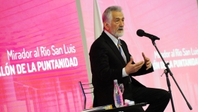 El gobernador Alberto Rodríguez Saá inauguró el Mirador al Río San Luis