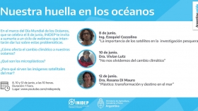 Día de los Océanos: el INIDEP invita a conocer un poco más sobre cómo afecta "nuestra huella" al mar