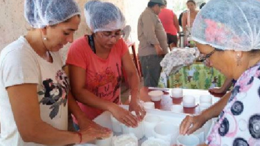 Mujeres rurales apuestan a la producción de queso de cabra