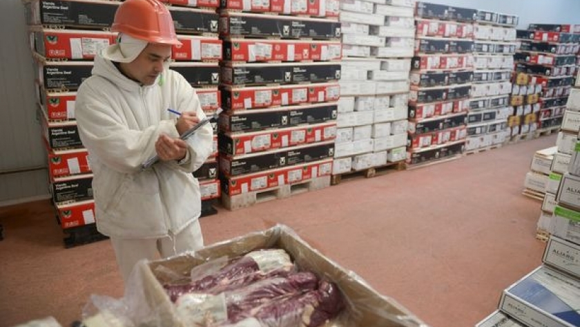 Caen las exportaciones carne