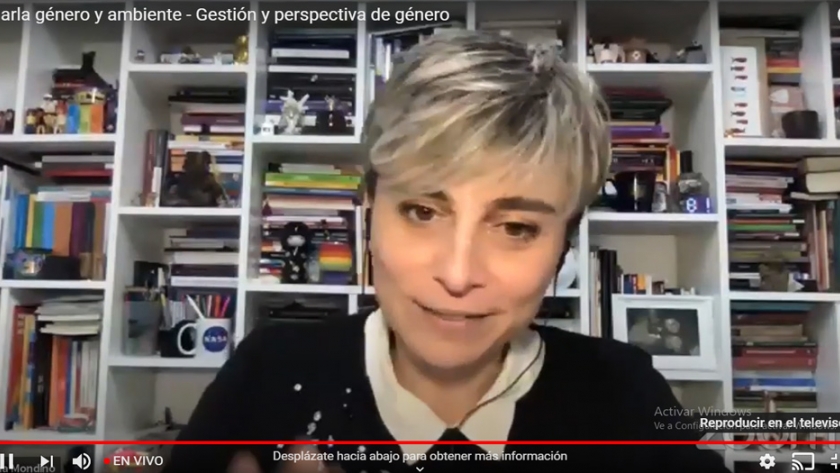 Charla "Gestión y perspectiva de género" en el Ministerio de Ambiente