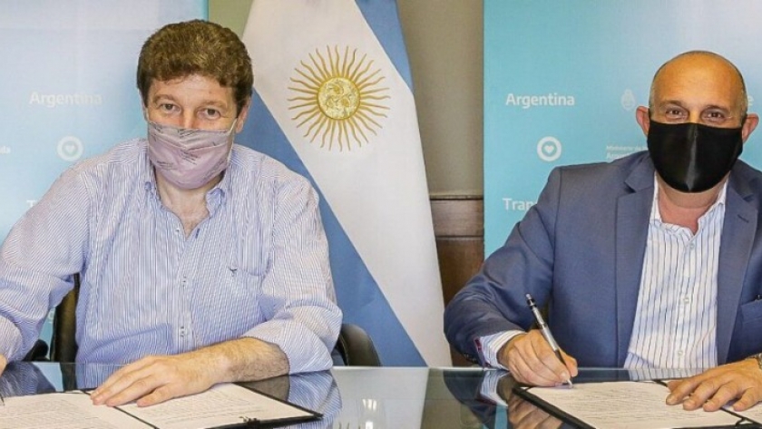 El Gobernador Melella y el Ministro Guerrera firmaron el convenio para la construcción de la Terminal Marítima de Catamaranes Ushuaia