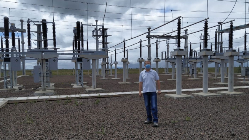 Arturo Busso visitó las Estaciones Transformadoras "Ituzaingó Norte" y "Parque Industrial Ituzaingó"