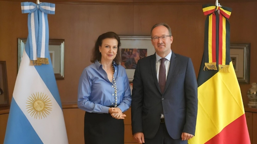 La Canciller Mondino y el Embajador belga se comprometieron a ampliar y profundizar la relación bilateral