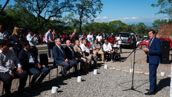 Sadir habilitó la pavimentación de la Ruta 56 y destacó su impacto para las comunidades del ramal