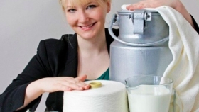 Una microbióloga alemana creó telas a partir de desechos de leche