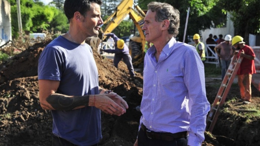 Katopodis inició obras de saneamiento en General Rodríguez