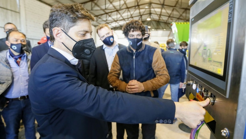 Kicillof presentó nueva tecnología nacional para la transformación de residuos urbanos