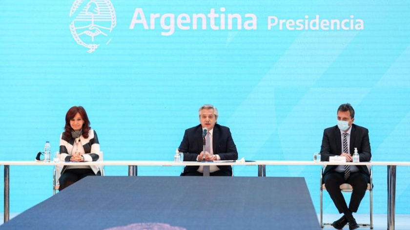 Alberto Fernández: "Ahora la Argentina puede pensar en su futuro y en cómo construirse"