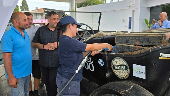 El legendario Ford T marchó en su histórica travesía con Biocombustible Cordobés