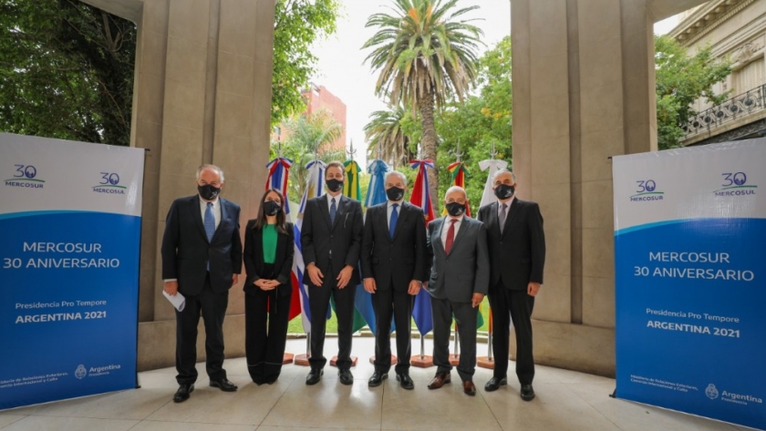 Conmemoración de los 30 años del Mercosur en la Cancillería