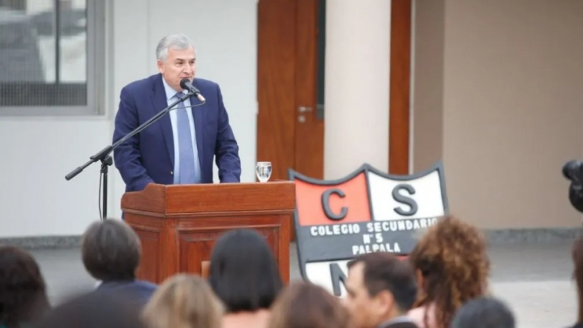 El gobernador Morales inauguró el nuevo edificio del Secundario Nº 5 de Palpalá