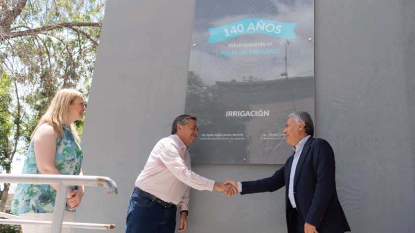 Cornejo en Irrigación: “Necesitamos medir el agua, cuidarla mucho más y se debe pagar por el valor de lo que consumimos”