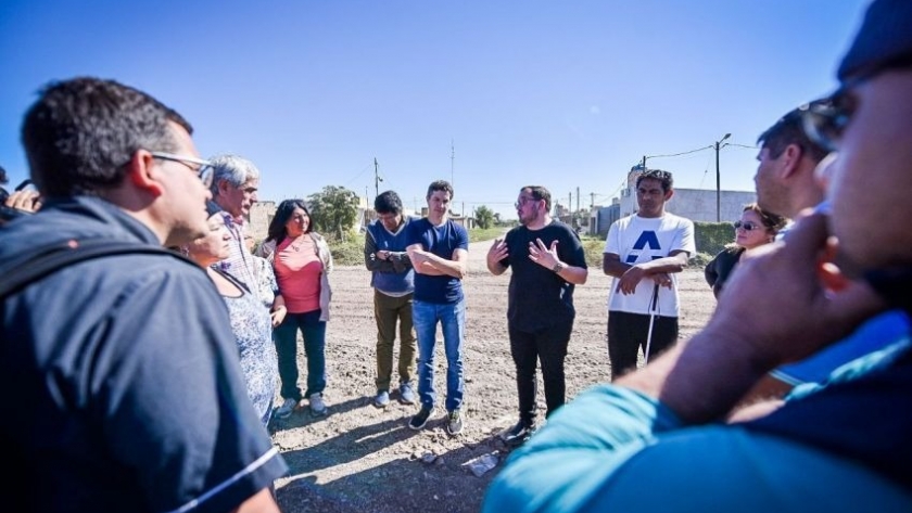 El gobierno articula la ejecución de obras de infraestructura vial en el barrio Resur, de Resistencia