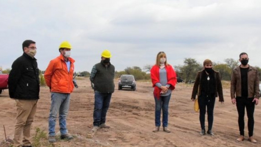Inspeccionaron el avance de la obra del Centro Integrador de Quines