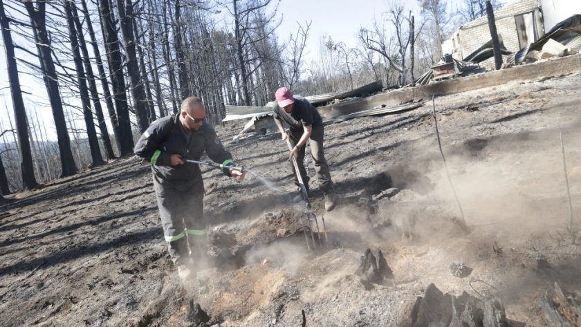 Avanza el control del fuego en El Bolsón con clima más favorable