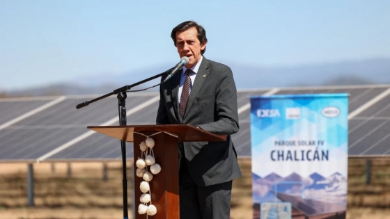 Sadir inauguró un parque solar en Chalicán