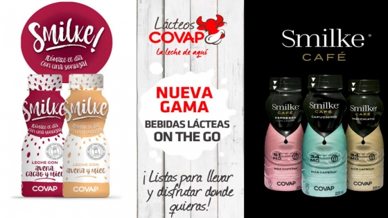 Lácteos Covap desarrolla una nueva gama de bebidas lácteas on the go
