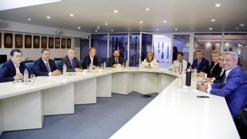 Se reunieron los integrantes de la Liga de Gobernadores en el CFI
