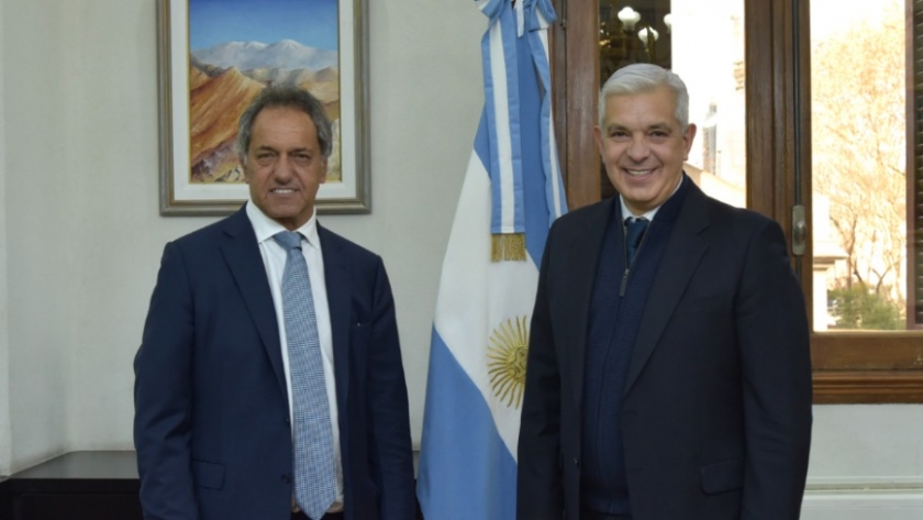 Julián Domínguez y Daniel Scioli coincidieron en 
