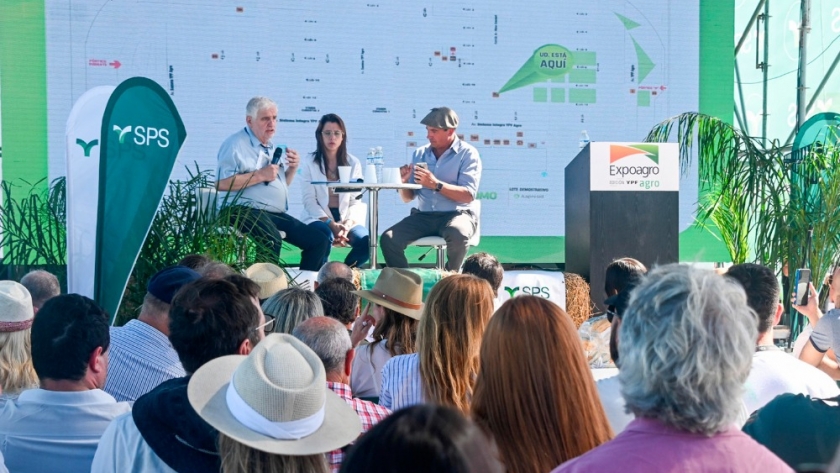 Vilella detalló los 90 días de gestión en Expoagro 2024