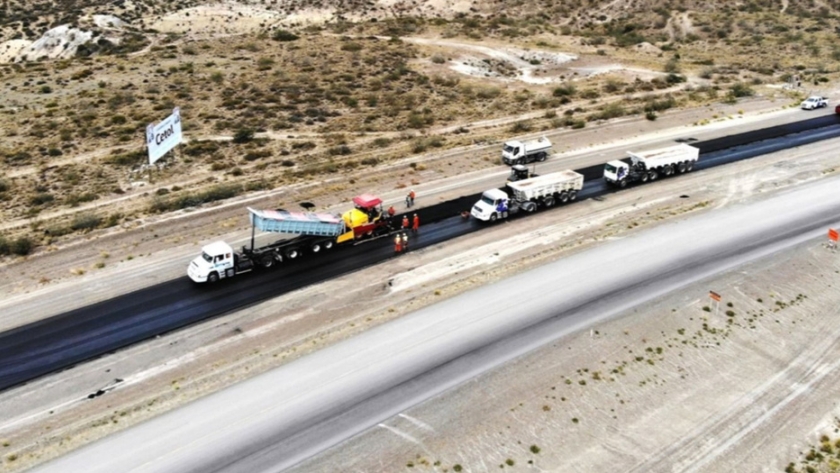 Chubut: avanzan las obras sobre la Ruta Nacional Nº 3