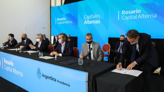 Capitales Alternas: Alberto Fernández y Katopodis anunciaron nuevas obras para Santa Fe