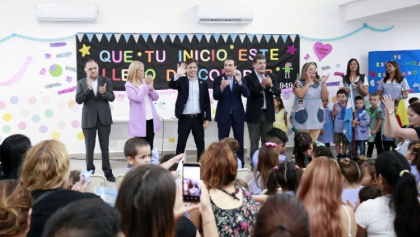 Kicillof encabezó el acto que dio inicio al ciclo lectivo 2024
