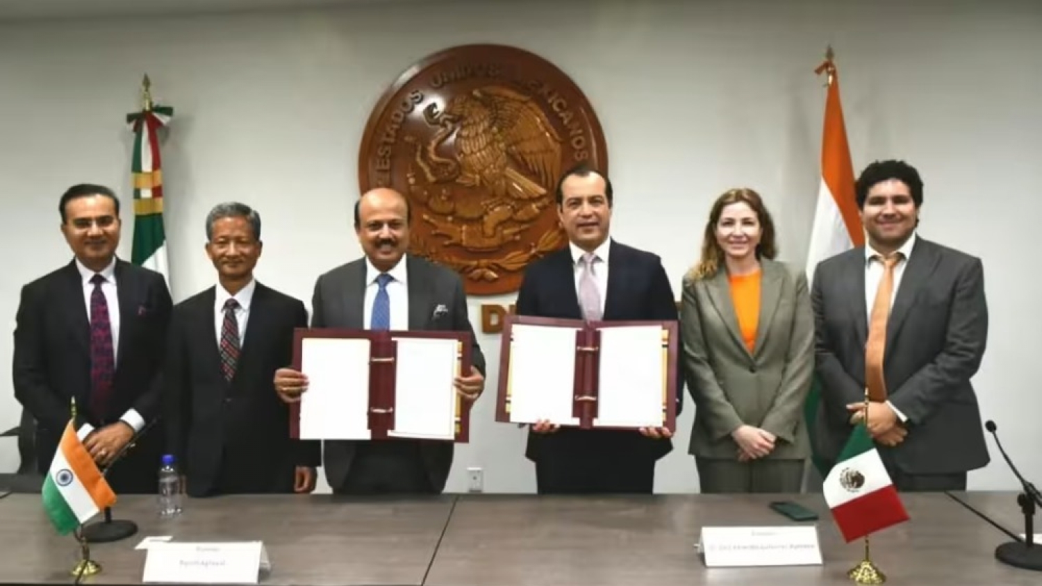 India y México firman las bases de un acuerdo comercial preferencial