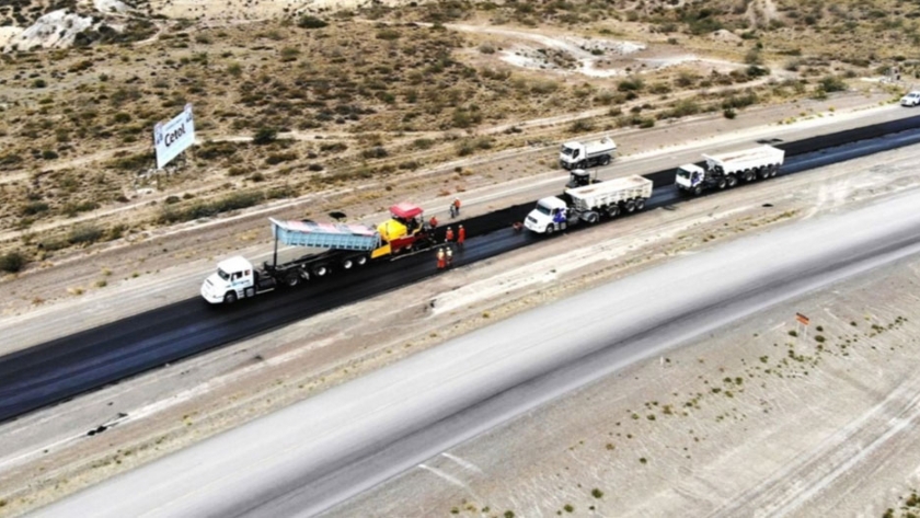 Chubut: avanzan las obras sobre la Ruta Nacional Nº 3