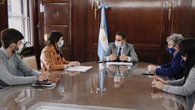 Cabandié y Mendoza firmaron un convenio para el proyecto "Ecoparque Socioambiental Quilmes"