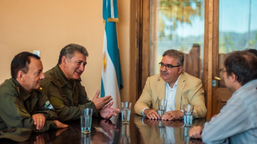 El Gobernador se reunió con el nuevo jefe de la Agrupación VIII de Gendarmería