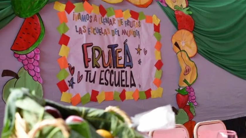 Una escuela villamariense participa del Fruteá tu Escuela