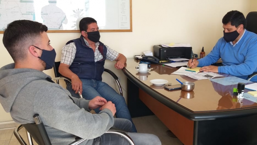 El subsecretario de asuntos municipales se reunió con el presidente de la comuna del dique Ameghino