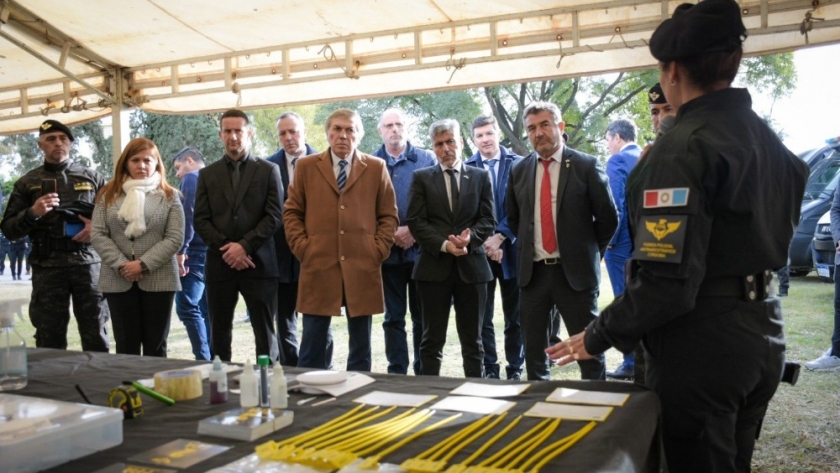 Funcionarios de la Región Centro visitaron la sede de la Fuerza Policial Antinarcotráfico