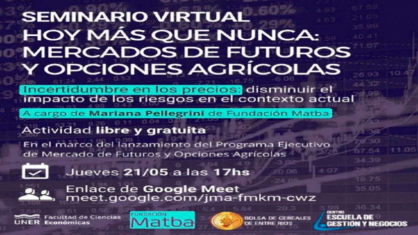 Lanzan el Programa Ejecutivo de Mercados de Futuros y Opciones Agrícola