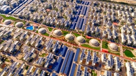 Arquitectura sostenible: Dubai construye ciudad 100% solar, autos eléctricos y edificios ecoamigables