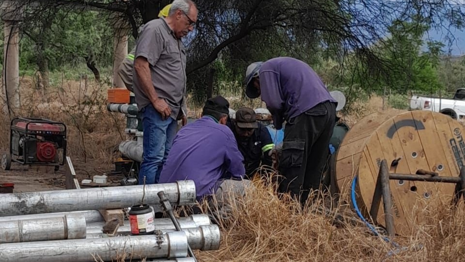 La Rioja refuerza el abastecimiento de agua con una nueva perforación en Las Higuerillas