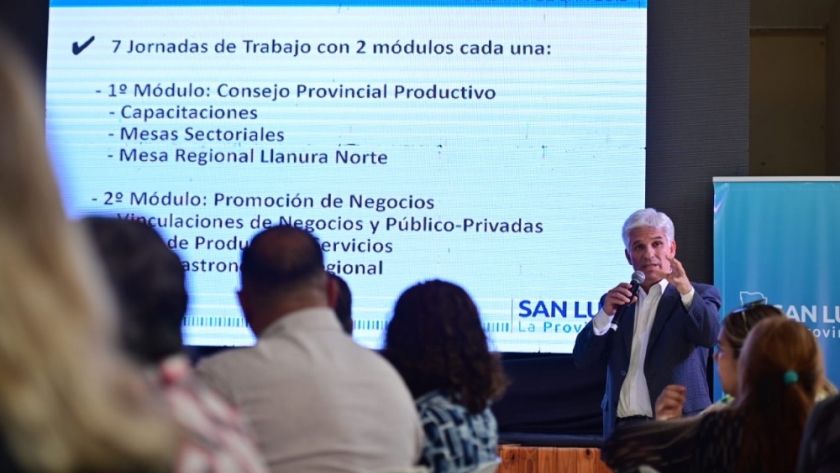 Con propuestas de estímulo para el sector privado, Poggi desarrolló la 3ª jornada productiva
