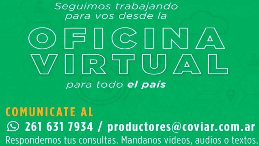 Abren oficinas virtuales para productores vitivinícolas de todo el país