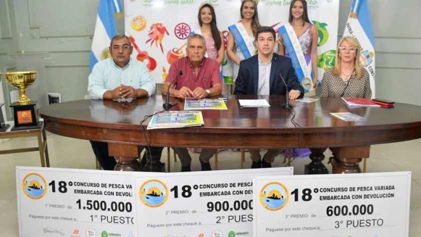 Bella Vista presentó la Fiesta de Pesca Embarcada en Casa de Gobierno