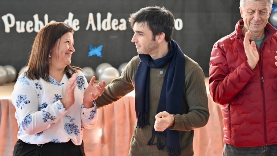 Torres celebró el aniversario de Aldea Beleiro con anuncios de viviendas, seguridad, gas y conectividad