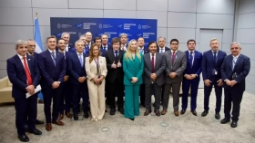 Sáenz participó con Milei de la agenda inversora en París