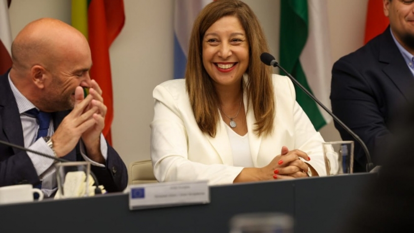 Carreras compartió los ejes estratégicos de Río Negro con la Unión Europea